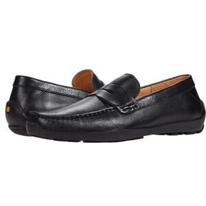 Samuel Hubbard Mens Free Spirit Loafers US L 12 Wide R 12 M Black Leather GUC
